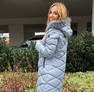 Glace kabát acélkék – Innova Fashion – 4. kép
